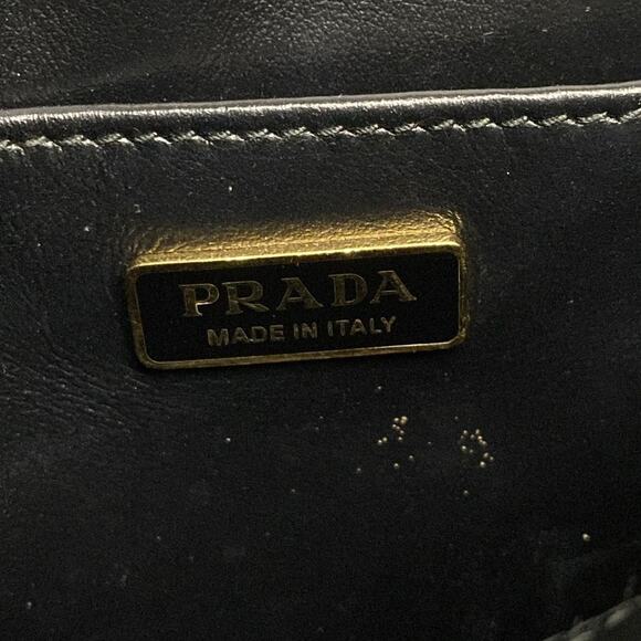 PRADA Prada Symbol Embroidered Fabric Mini Bag Tote Bag 1BA355 - Picture 12 of 16